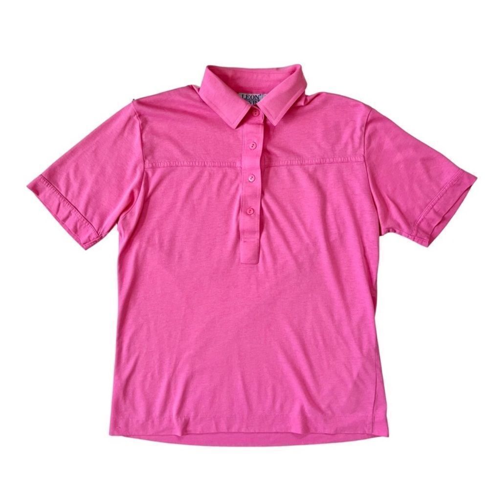 Vintage Bubblegum Pink Polo Medium